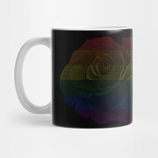 Pride Ascii Rose Mug